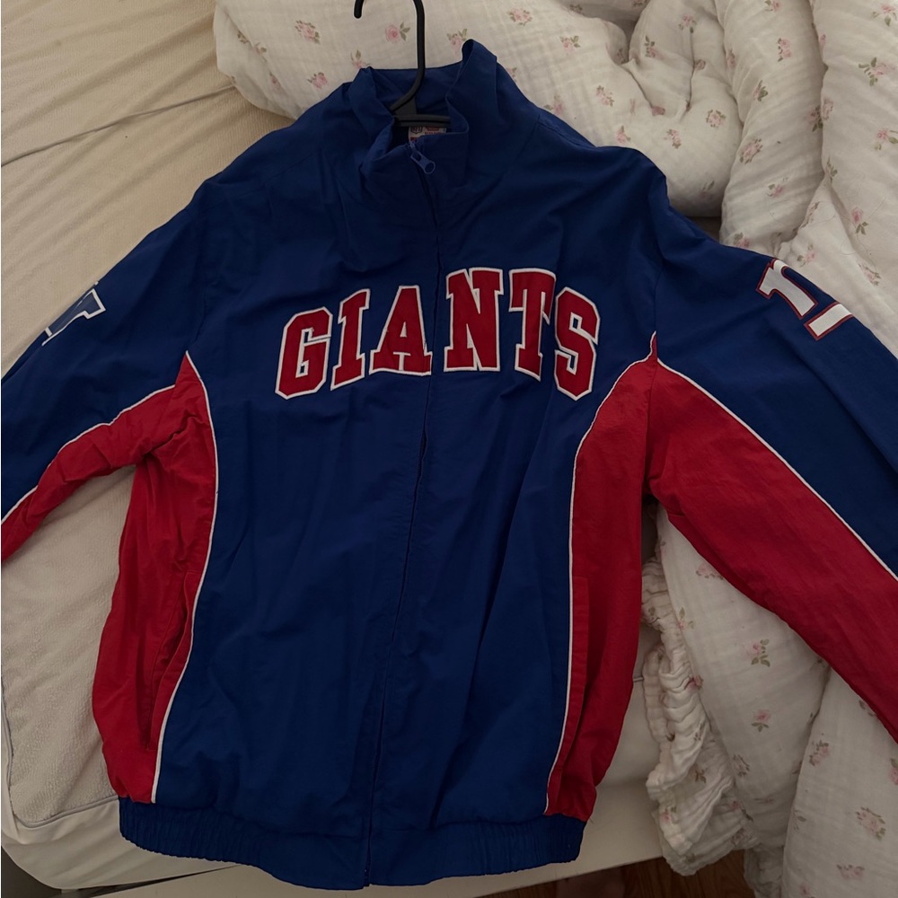 Giants Blue and Red Team Zip Jacket